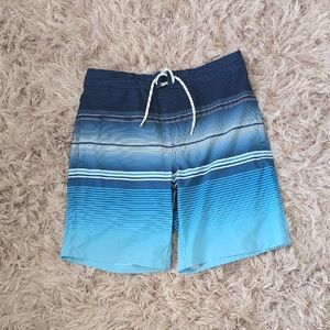 Goodfellow & Co Blue Gradient Swim Board Shorts